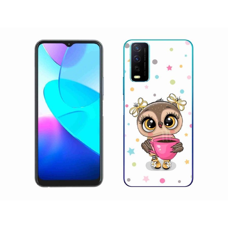 Zselés borítás mmCase a Vivo Y11s/Y20s készülékhez - rajzfilm bagoly