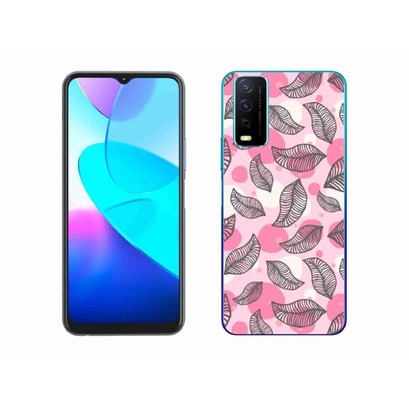 Gél borító mmCase a Vivo Y11s/Y20s készülékhez - rajzfilmes hulló levelek