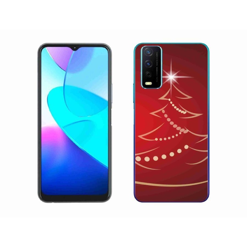 Gél borító mmCase a Vivo Y11s/Y20s készülékhez - karácsonyfa karikatúra