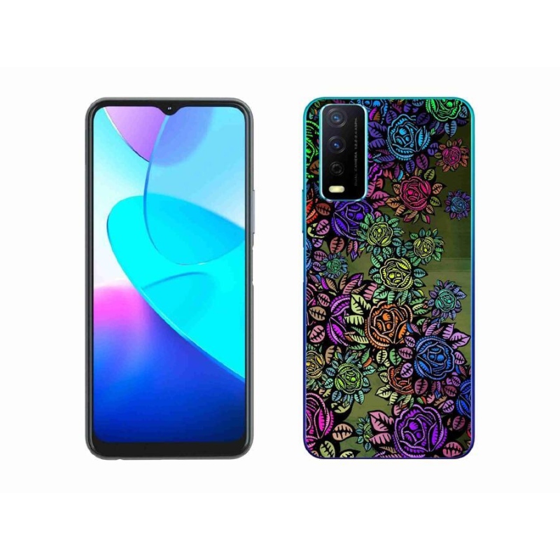 Zselés borítás mmCase a Vivo Y11s/Y20s készülékhez - virágok 6