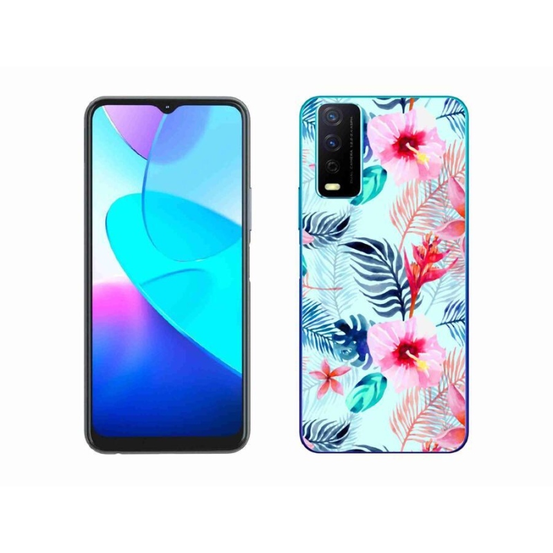 Gél védőhuzat mmCase a Vivo Y11s/Y20s készülékhez - virágok