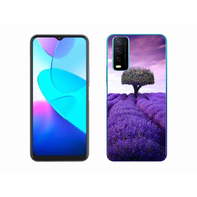 Gél védőburkolat mmCase Vivo Y11s/Y20s készülékhez - levendula rét
