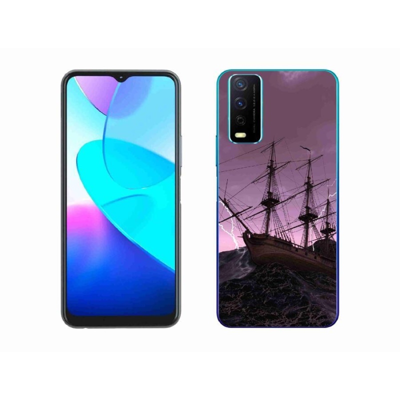 Gél borítás mmCase a Vivo Y11s/Y20s készülékhez - hajó a viharban