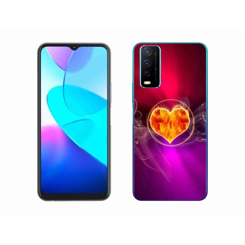 Gél borítás mmCase a Vivo Y11s/Y20s készülékhez - tüzes szív