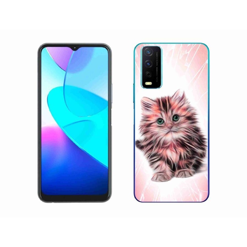 Gél borítás mmCase a Vivo Y11s/Y20s készülékhez - aranyos cica
