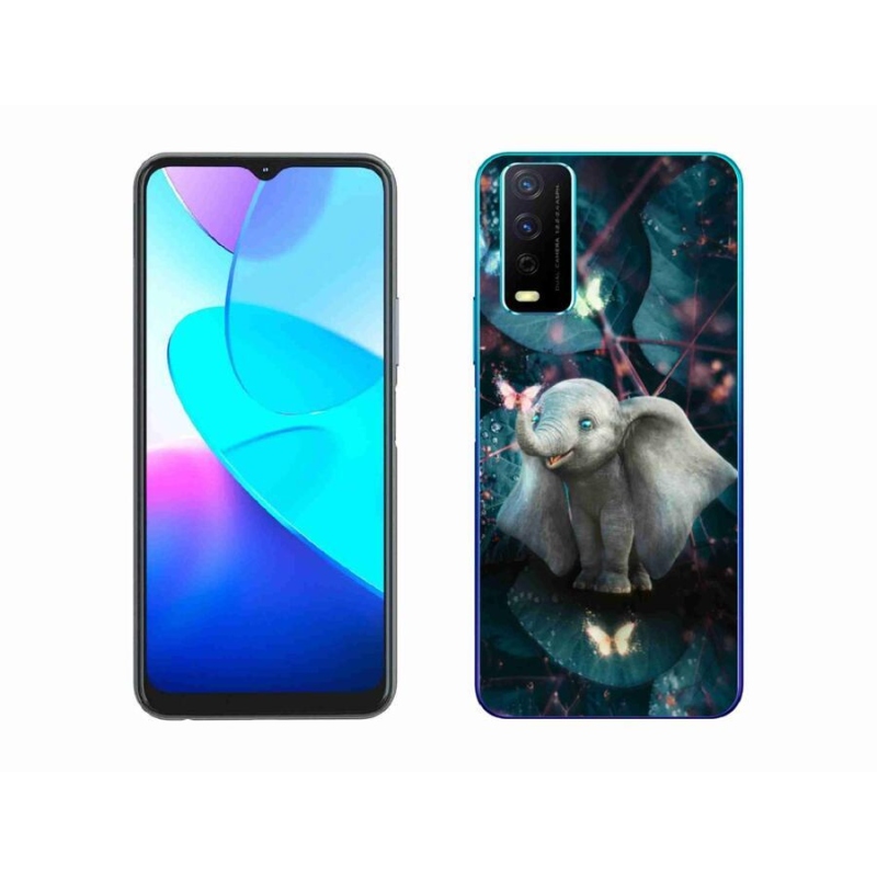 Gél borító mmCase a Vivo Y11s/Y20s készülékhez - aranyos elefánt