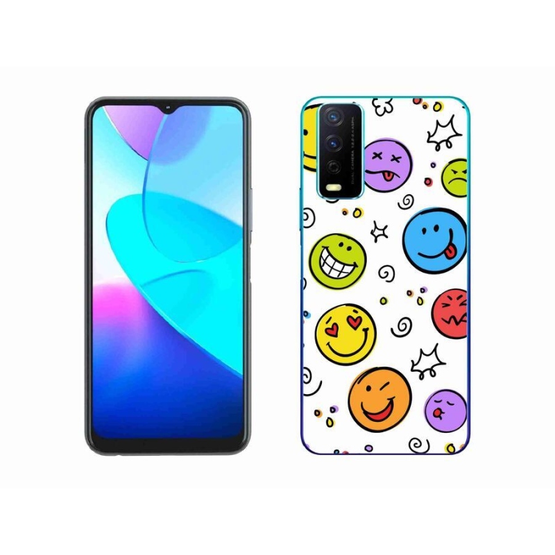 Gél borító mmCase a Vivo Y11s/Y20s készülékhez - smiley-k