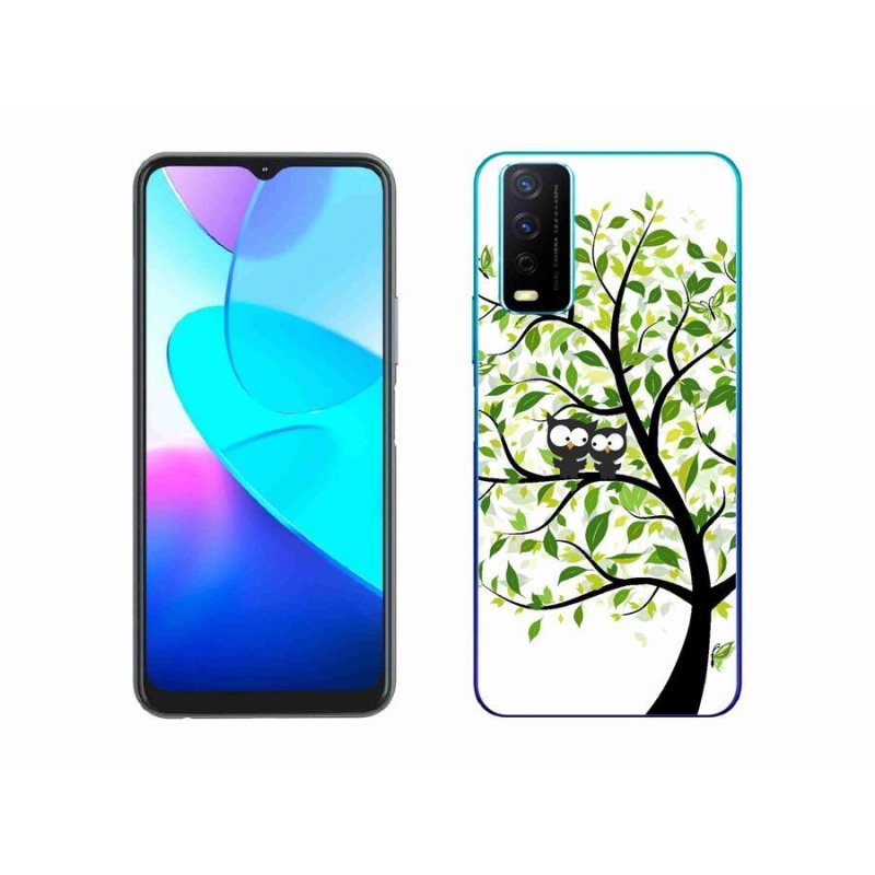 Zselés borítás mmCase a Vivo Y11s/Y20s készülékhez - baglyok a fán