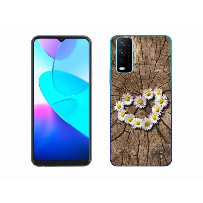 Gél védőburkolat mmCase a Vivo Y11s/Y20s készülékhez - Százszorszép szív