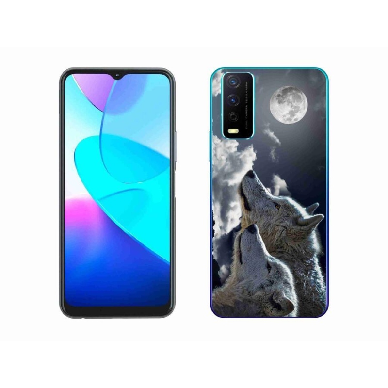 Gél védőburkolat mmCase a Vivo Y11s/Y20s készülékhez - farkasok