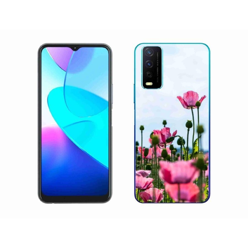 Zselés borítás mmCase a Vivo Y11s/Y20s készülékhez - mákvirág