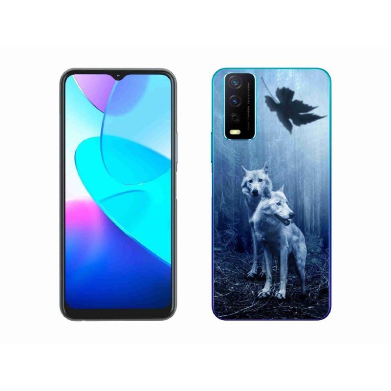 Gél borítás mmCase a Vivo Y11s/Y20s készülékhez - farkasok az erdőben