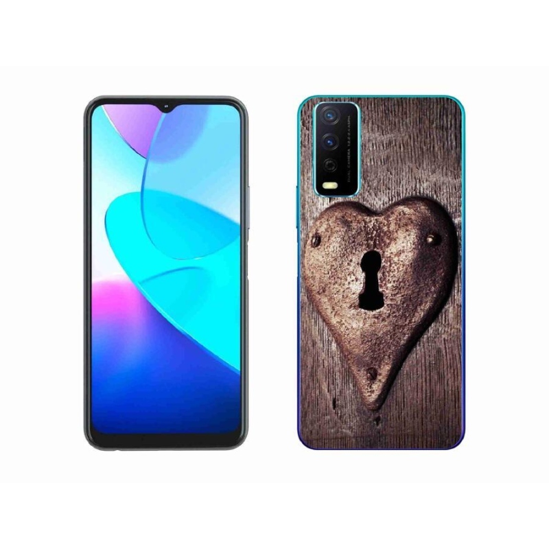 Gél borítás mmCase a Vivo Y11s/Y20s készülékhez - szív alakú zárral