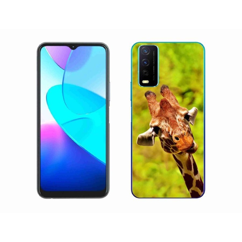 Zselés borítás mmCase a Vivo Y11s/Y20s készülékhez - zsiráf