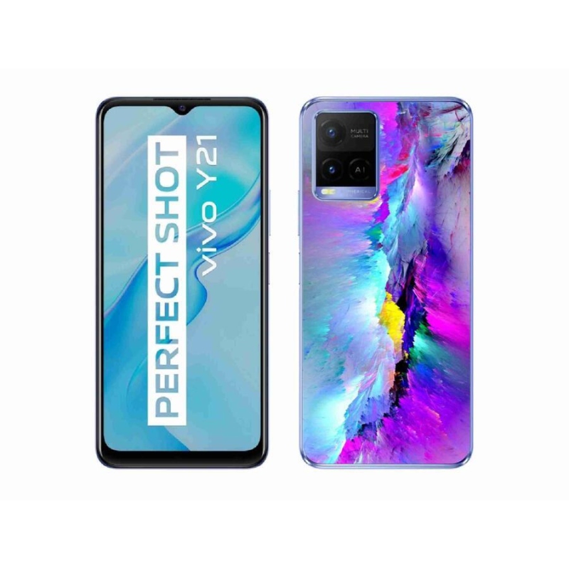 Gél borítás mmCase for Vivo Y21/Y21s/Y33s - absztrakt