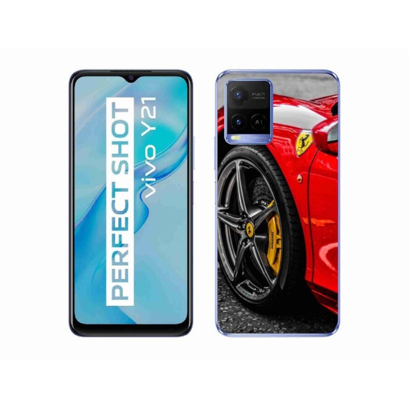 Zselés borítás mmCase a Vivo Y21/Y21s/Y33s készülékhez - autó 1