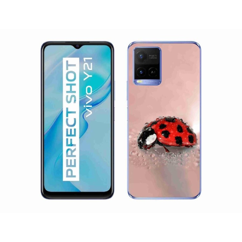 Zselés borítás mmCase a Vivo Y21/Y21s/Y33s készülékhez - katicabogár