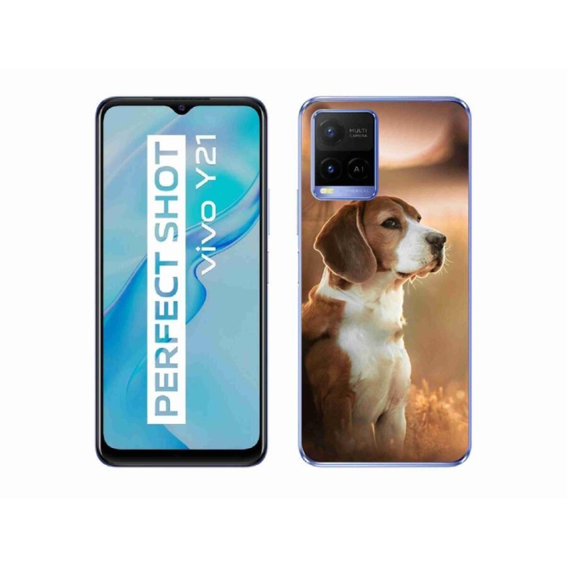 Gél védőhuzat mmCase a Vivo Y21/Y21s/Y33s készülékhez - bézs színű