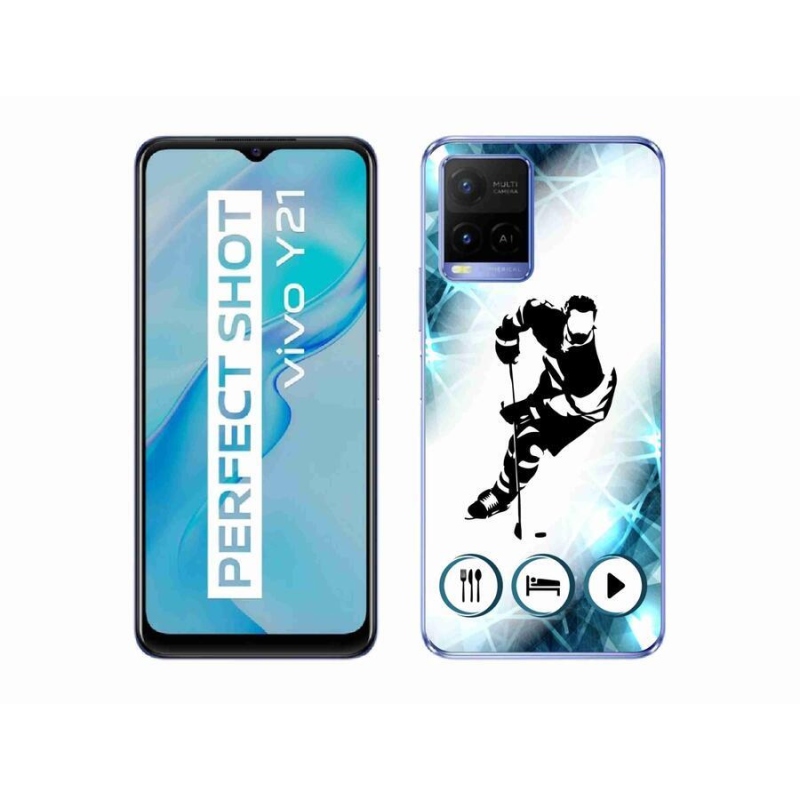 Zselés borítás mmCase a Vivo Y21/Y21s/Y33s készülékhez - hoki 1