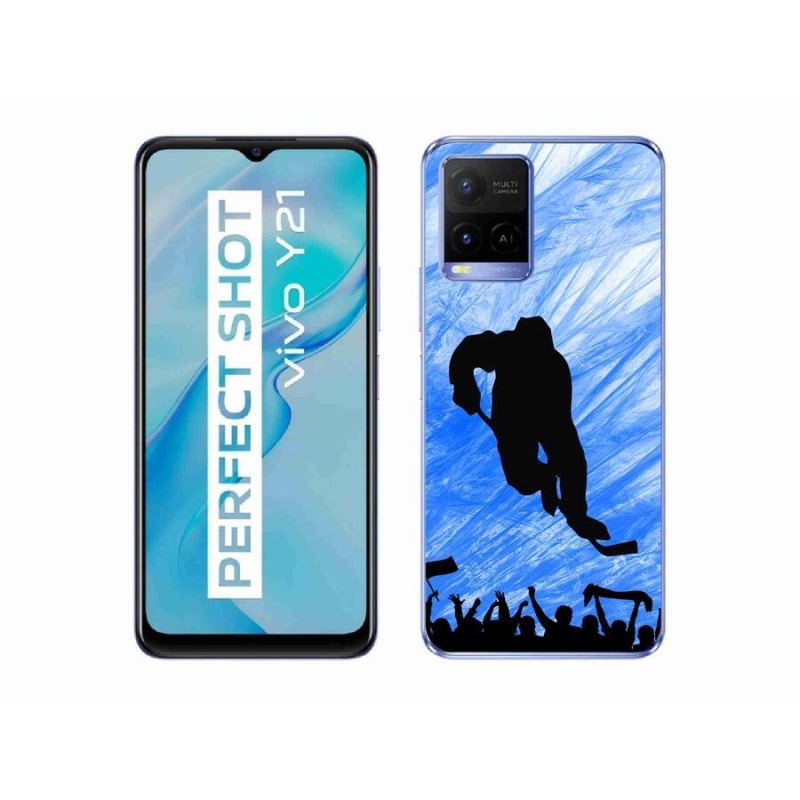 Gél borítás mmCase a Vivo Y21/Y21s/Y33s készülékhez - hokijátékos