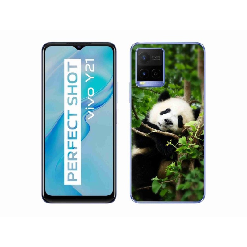 Zselés borítás mmCase a Vivo Y21/Y21s/Y33s készülékhez - panda