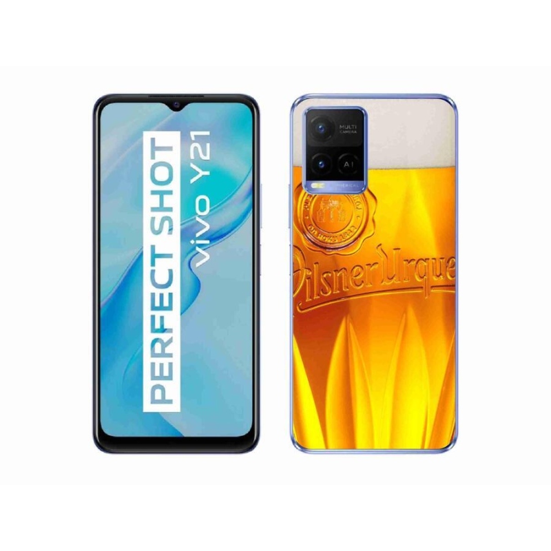 Zselés borítás mmCase a Vivo Y21/Y21s/Y33s készülékhez - sör