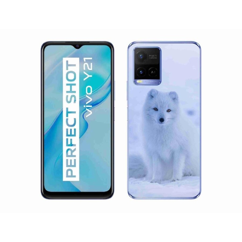 Zselés borítás mmCase a Vivo Y21/Y21s/Y33s készülékhez - polár róka