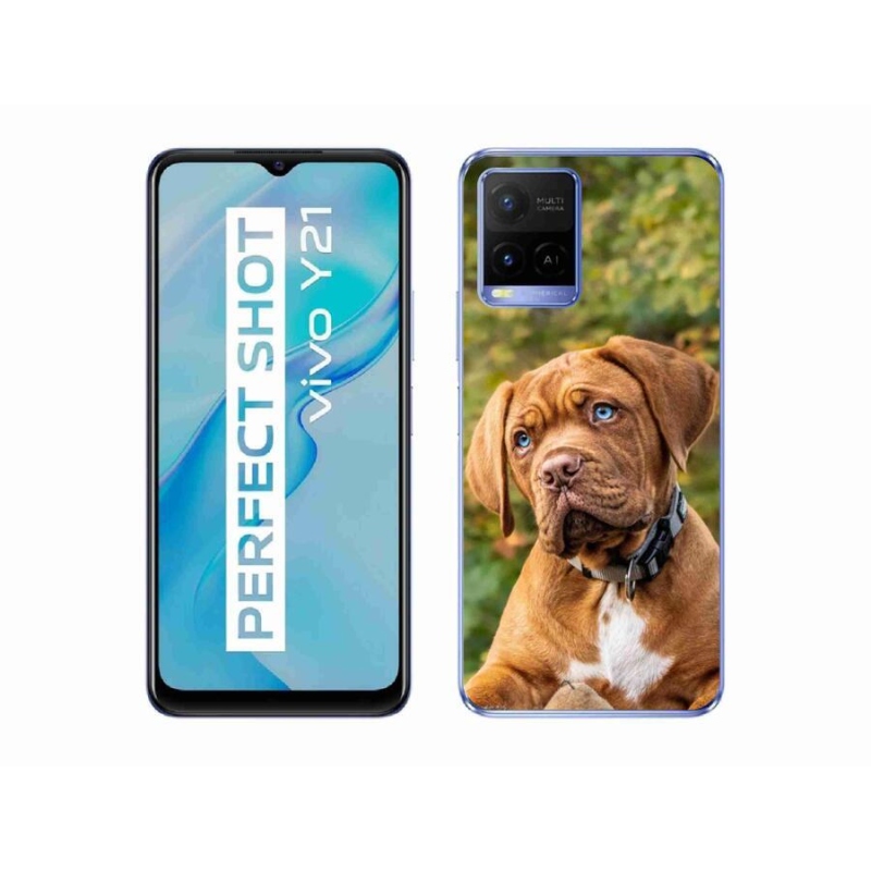 Zselés borítás mmCase a Vivo Y21/Y21s/Y33s/Y33s készülékhez - kölyökkutyakölyök