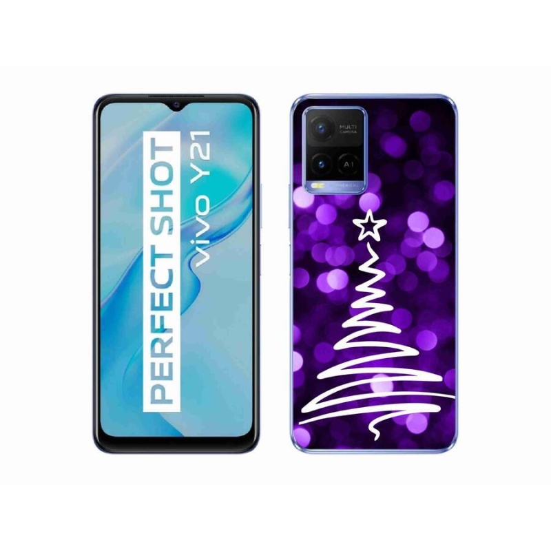 Zselés borítás mmCase a Vivo Y21/Y21s/Y33s készülékhez - fa