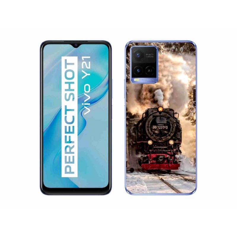 Zselés borítás mmCase a Vivo Y21/Y21s/Y33s modellekhez - vonat
