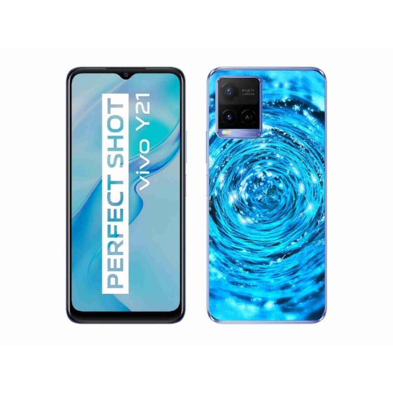 Zselés borítás mmCase a Vivo Y21/Y21s/Y33s készülékhez - water vortex