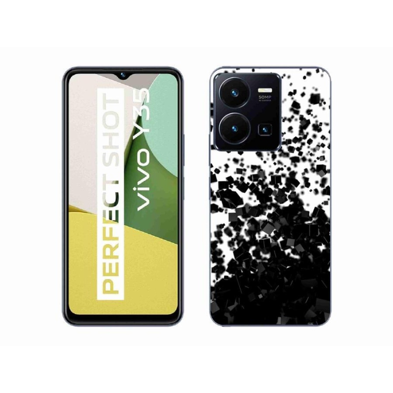 Gél borítás mmCase a Vivo Y35 készülékhez - absztrakt minta 1