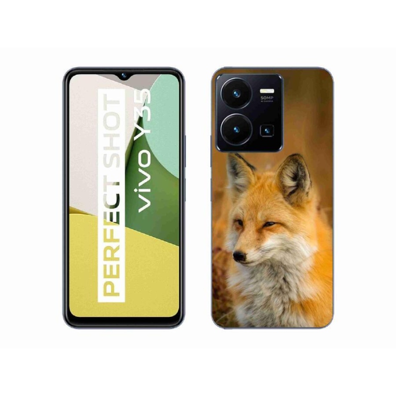 Zselés borítás mmCase a Vivo Y35 készülékhez - fox