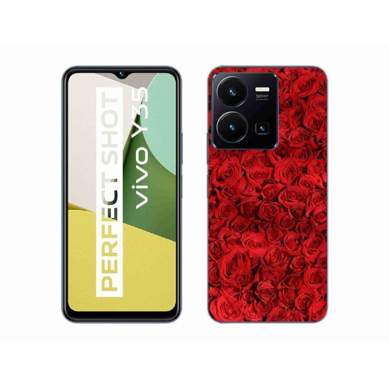 Gél borítás mmCase a Vivo Y35 készülékhez - rózsaszínű