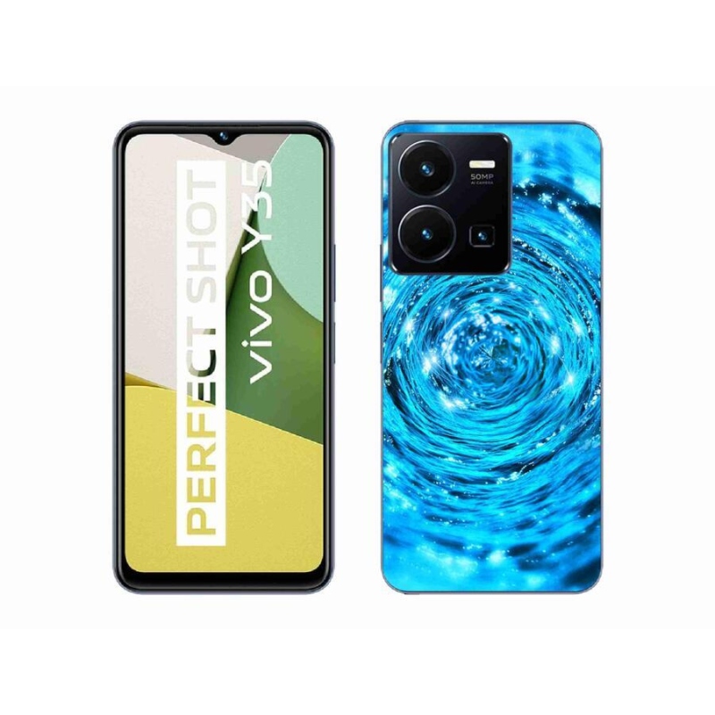 Zselés borítás mmCase a Vivo Y35 készülékhez - water vortex