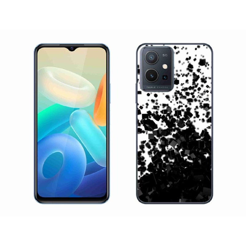 Gél borítás mmCase a Vivo Y55 5G készülékhez - absztrakt minta 1