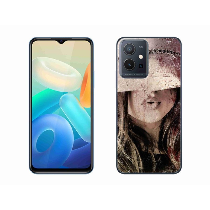 Gél borítás mmCase a Vivo Y55 5G készülékhez - lány