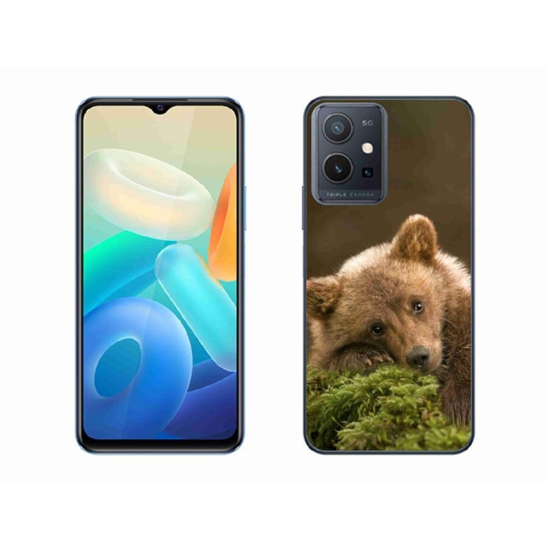 Gél borítás mmCase a Vivo Y55 5G-hez - medve