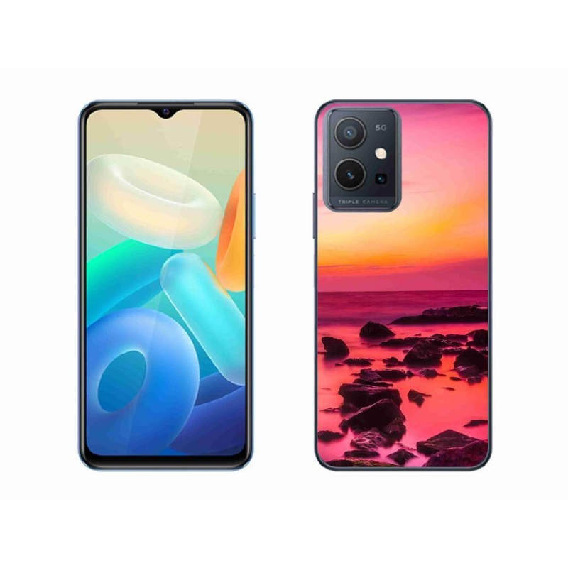 Gél borító mmCase a Vivo Y55 5G készülékhez - tenger és ragyogás