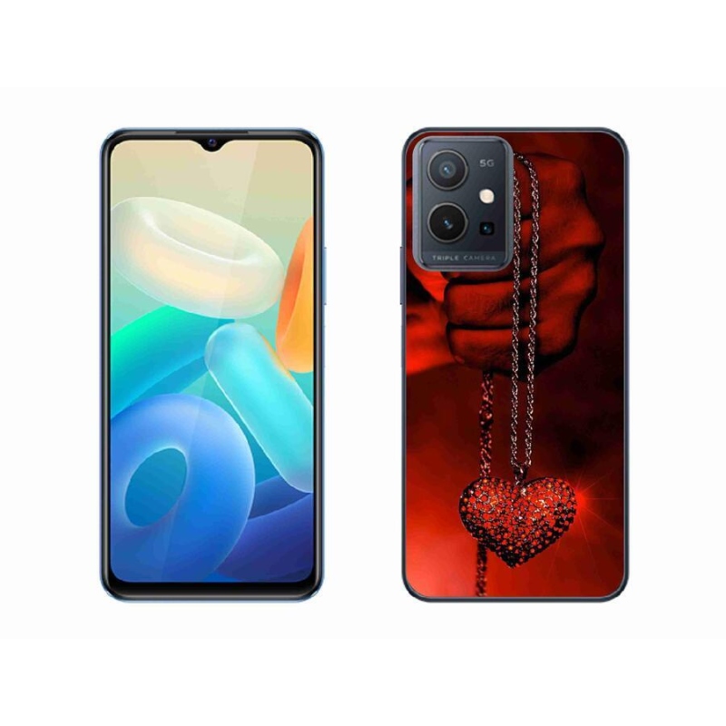 Gél borítás mmCase a Vivo Y55 5G készülékhez - nyaklánc
