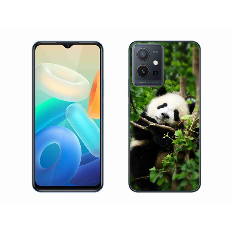 Gél borítás mmCase a Vivo Y55 5G készülékhez - panda