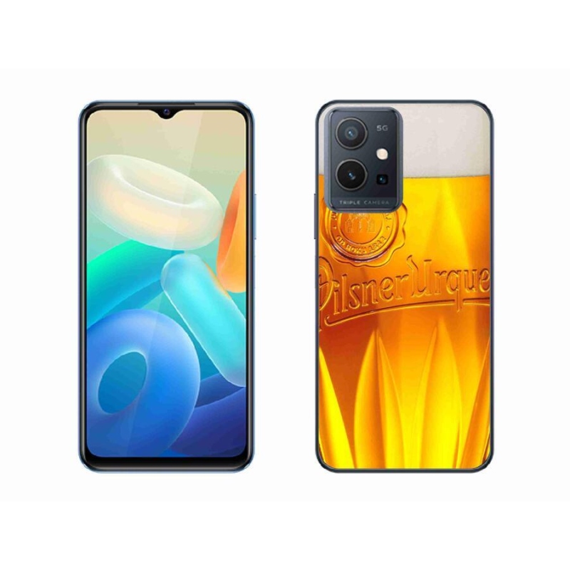Gél borítás mmCase a Vivo Y55 5G készülékhez - sör