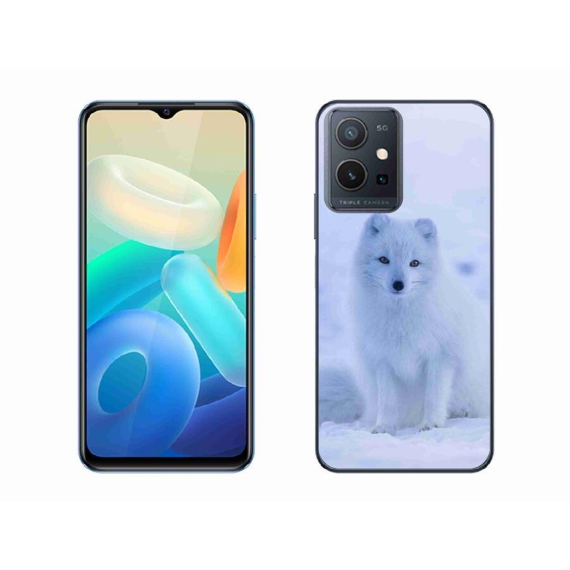 Zselés borítás mmCase a Vivo Y55 5G készülékhez - polár róka