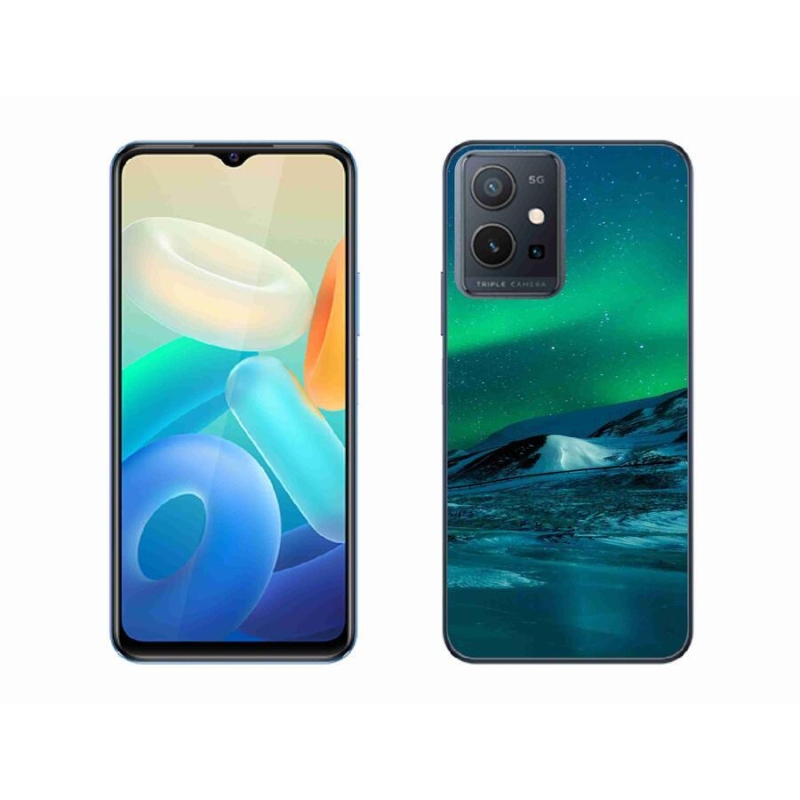 Gél borító mmCase a Vivo Y55 5G készülékhez - sarki fény