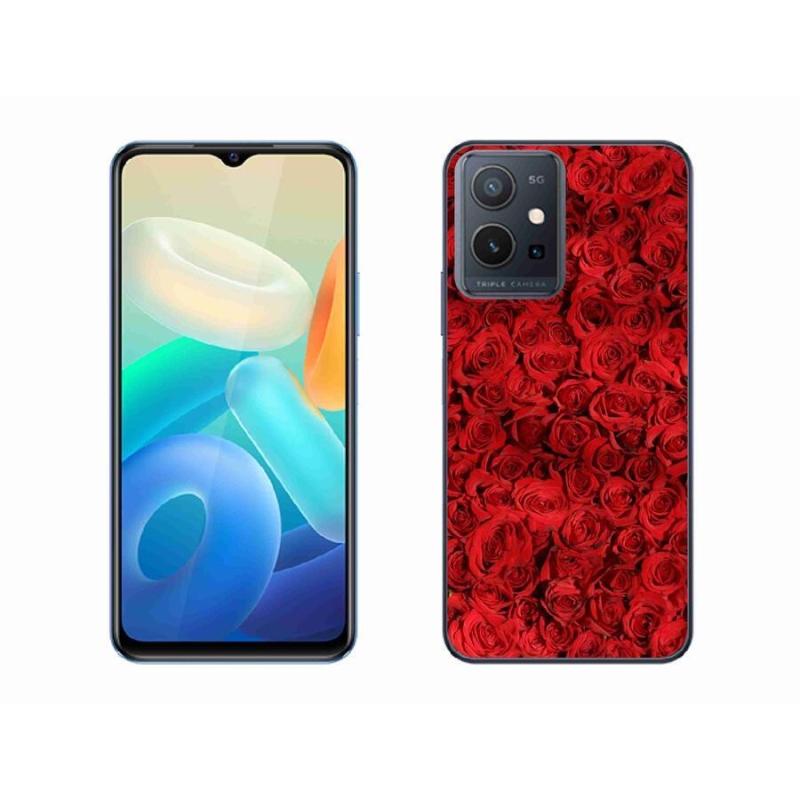 Gél borítás mmCase a Vivo Y55 5G készülékhez - rózsaszínű