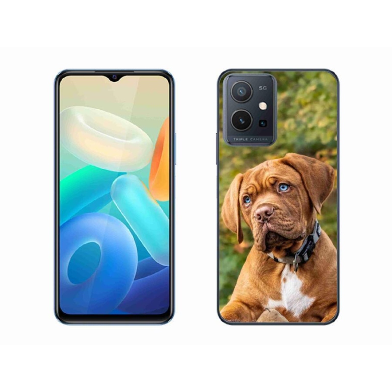 Gél borítás mmCase a Vivo Y55 5G készülékhez - kölyökkutyakölyök