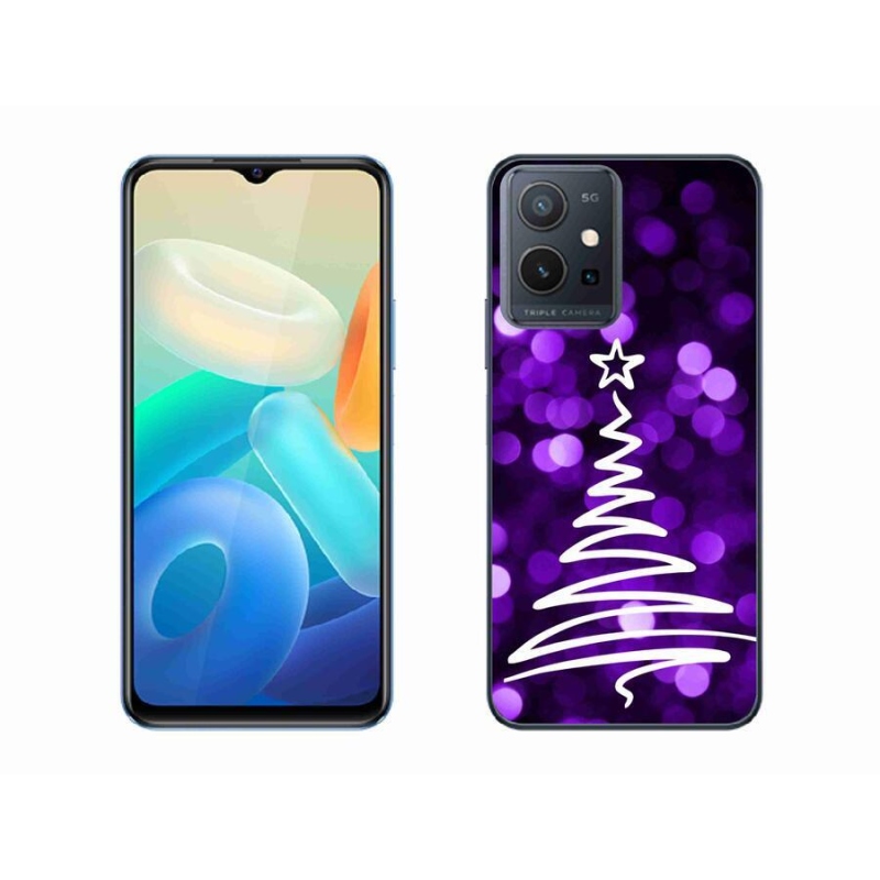 Gél védőburkolat mmCase a Vivo Y55 5G készülékhez - fa