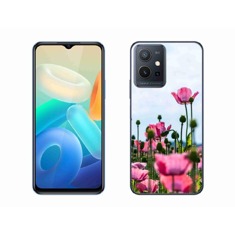 Zselés borítás mmCase a Vivo Y55 5G készülékhez - mákos színű