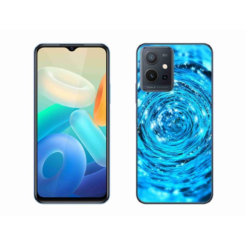 Zselés borítás mmCase a Vivo Y55 5G készülékhez - water vortex