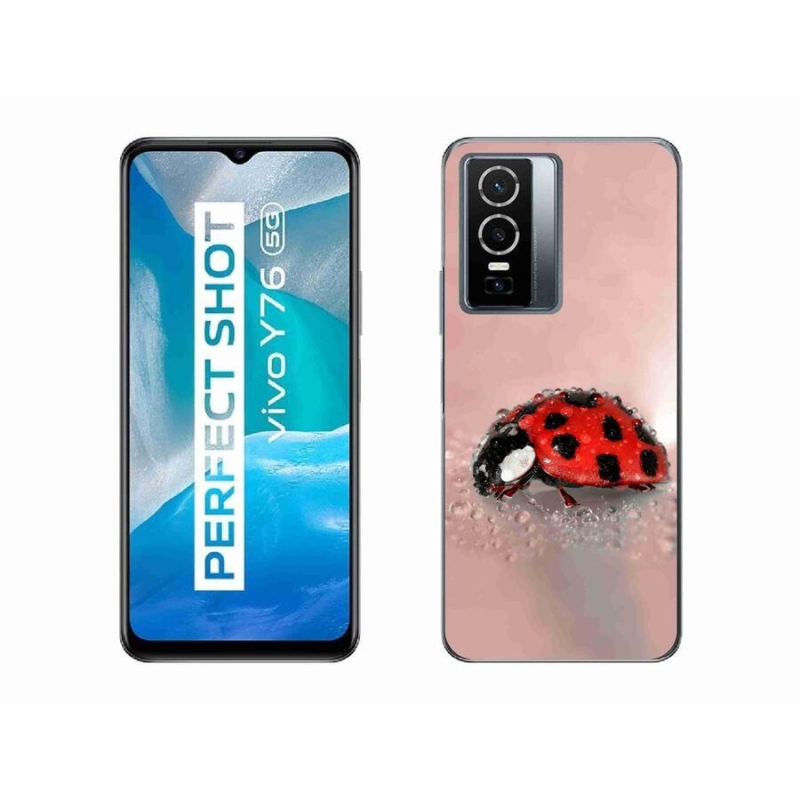 Gél borítás mmCase a Vivo Y76 5G készülékhez - katicabogár
